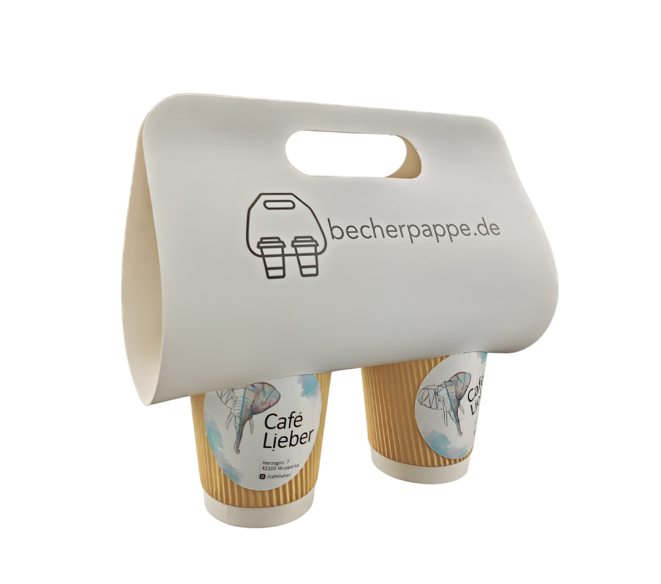 becherpappe mit deinem Logo