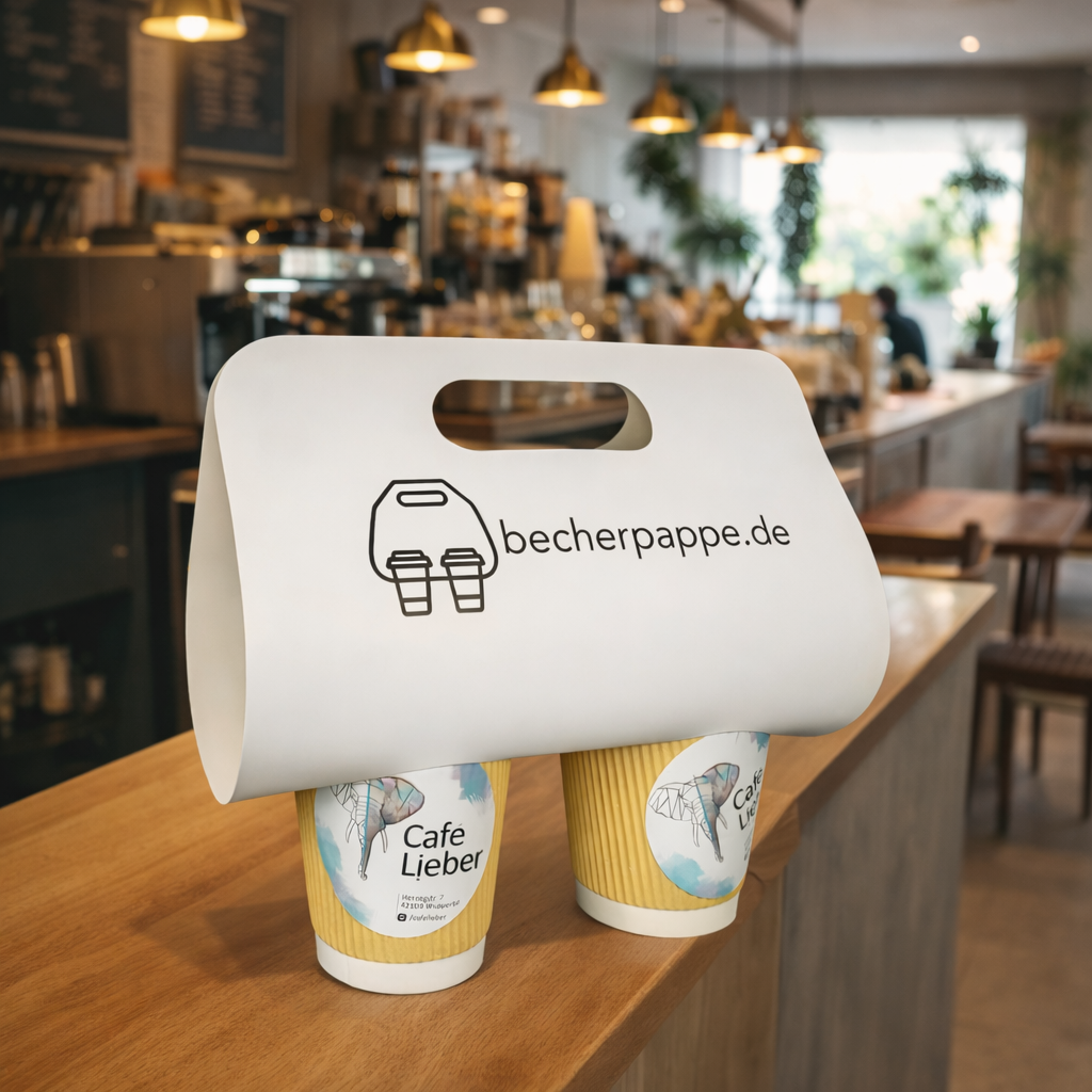 becherpappe mit deinem Logo