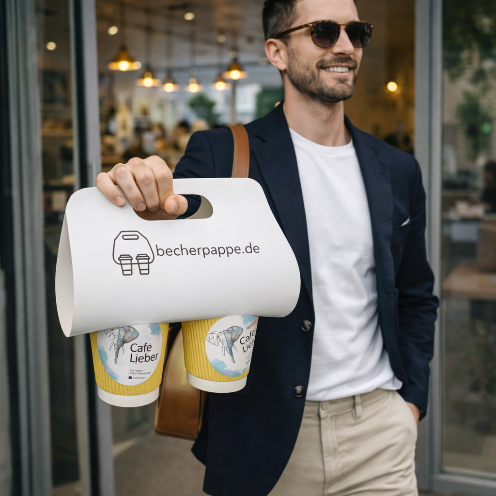 becherpappe mit deinem Logo